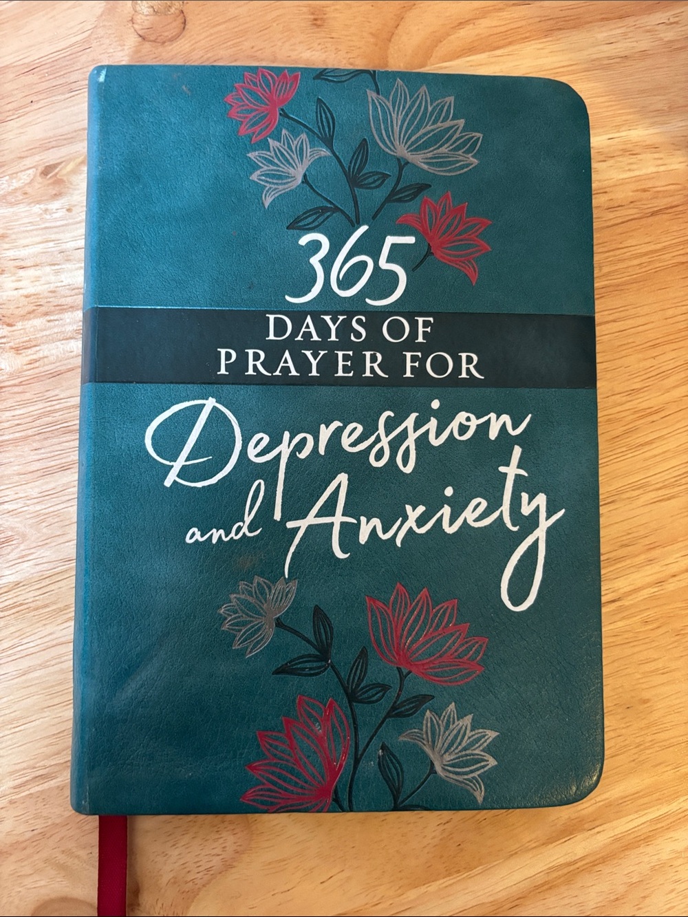 365 Days of Prayer for Depression and Anxiety Faux Leather Devotional